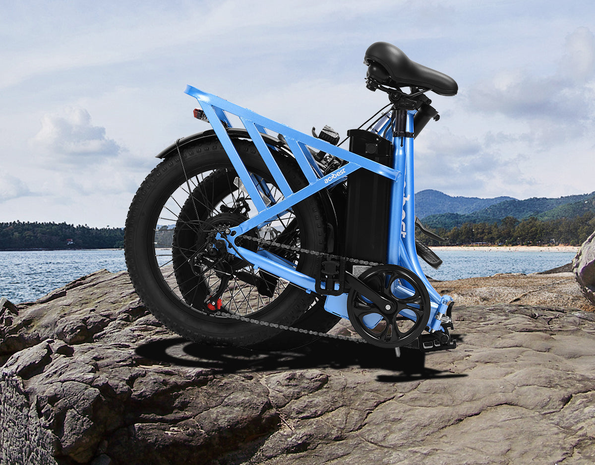 fold up electric bicycle HLOIE Folding Bike for Adults, Peak 750W Motor,23MPH Max Speed Foldable Electric Bicycles,14" Ebike, 48V12AH Battery 35 Miles PAS Range Mini E Bikes for Adults and Teens : Sports The Hovsco Sync Max Portable mini folding electric bike Jetson Metro Folding Electric Bike