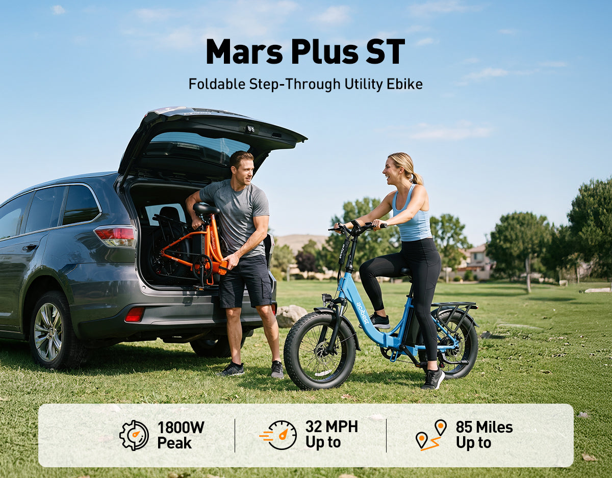 E-Bike Size Chart by Rider Height and Inseam