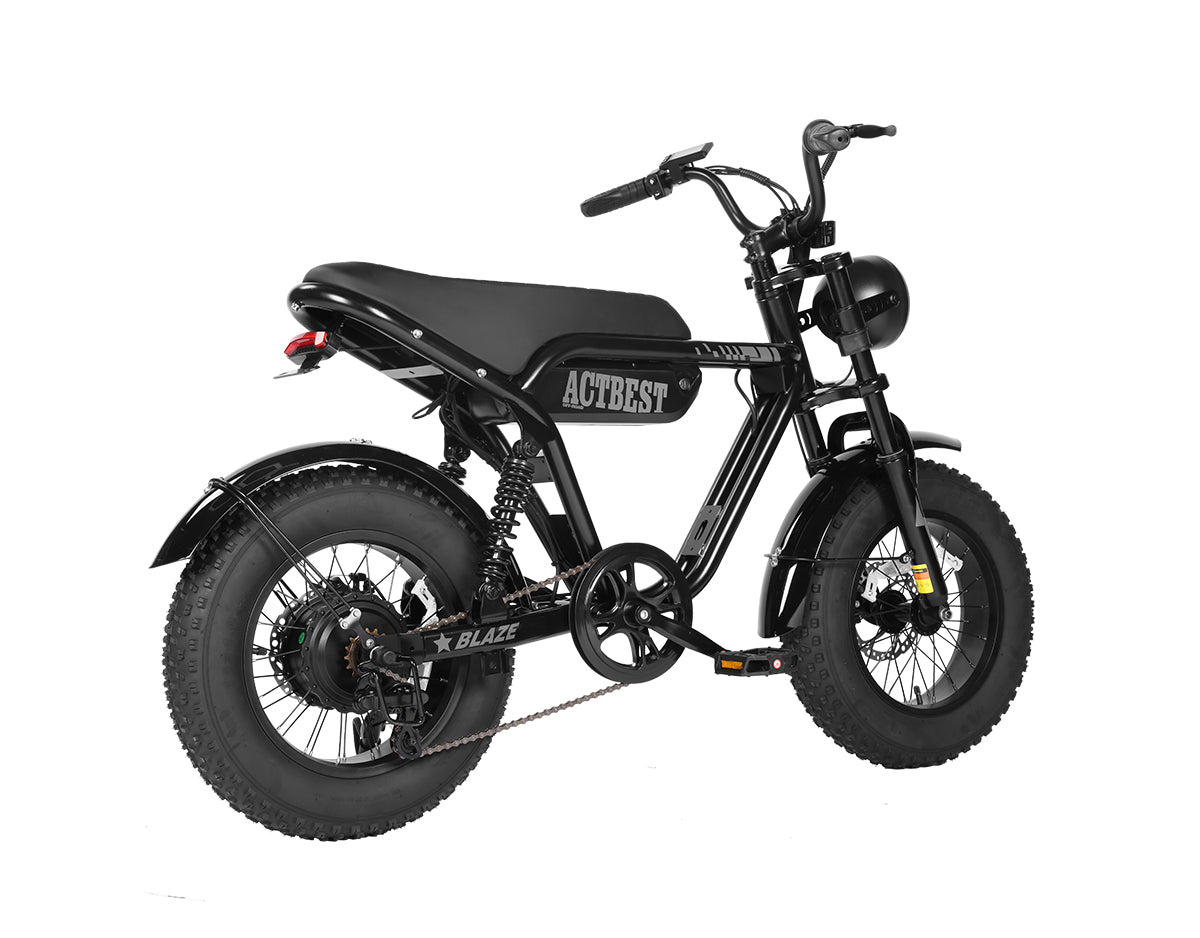 Blaze 16"x4.0" Moped-Style E-Bike