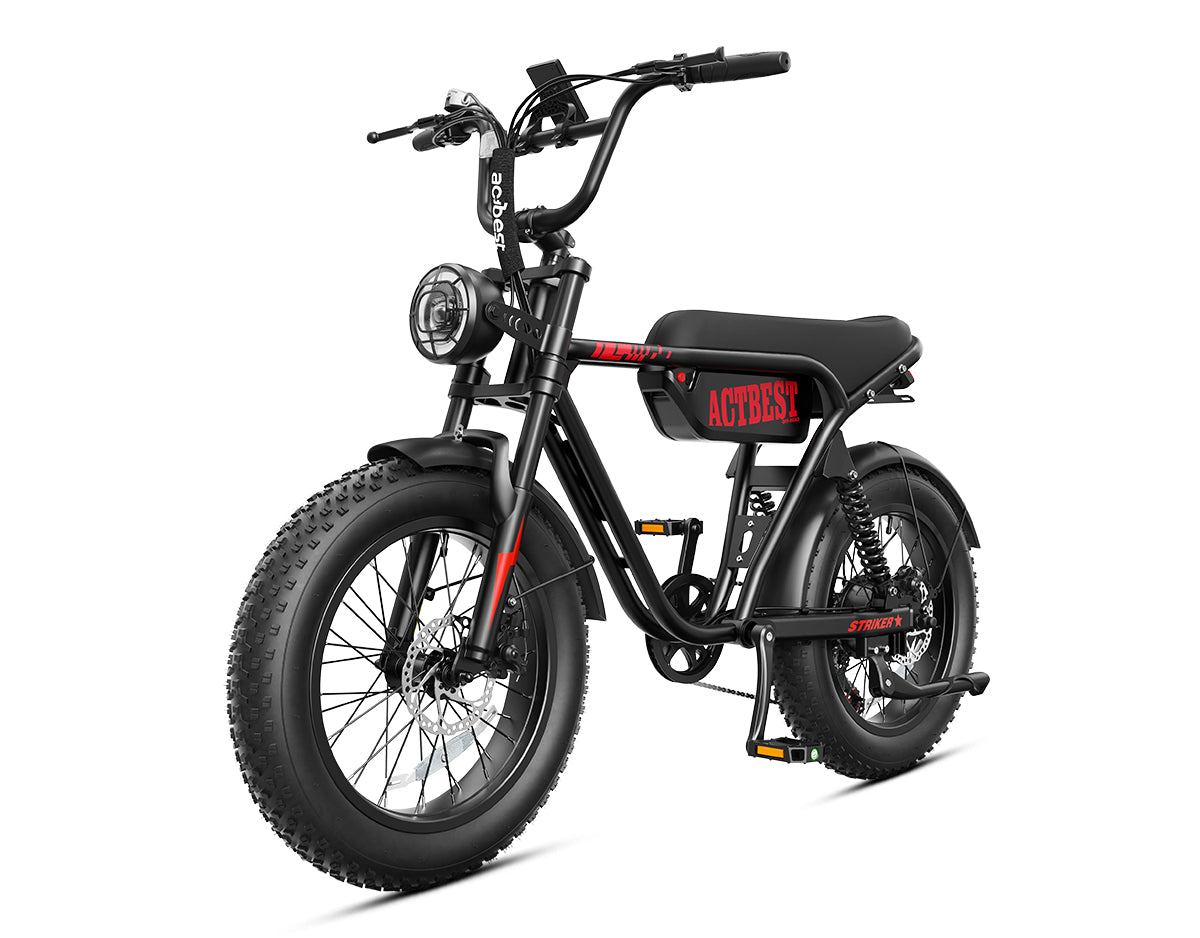 Striker 20"x4.0" 35+MPH Moped-Style E-Bike