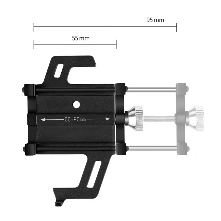 Aluminum Bike Handlebar Mount Holder For Cell Phone
