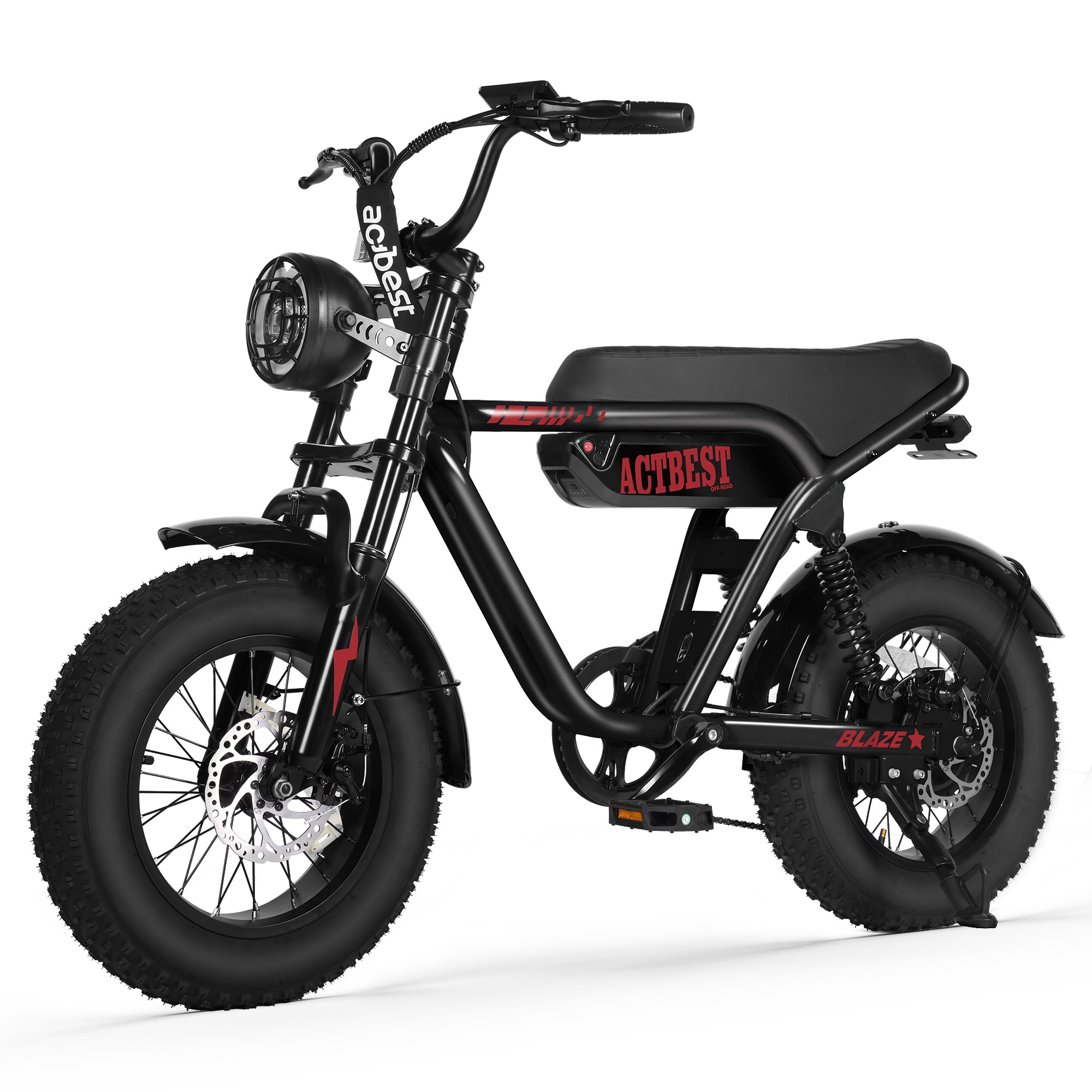 Blaze 16"x4.0" Moped-Style E-Bike