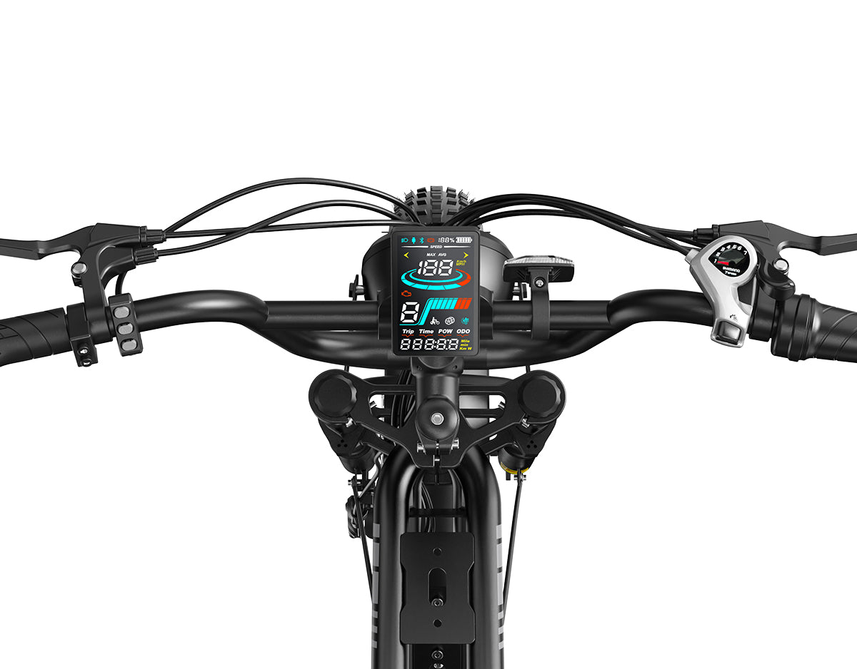 Striker Dual Battery 20"x4.0" 35+MPH Moped-Style E-Bike