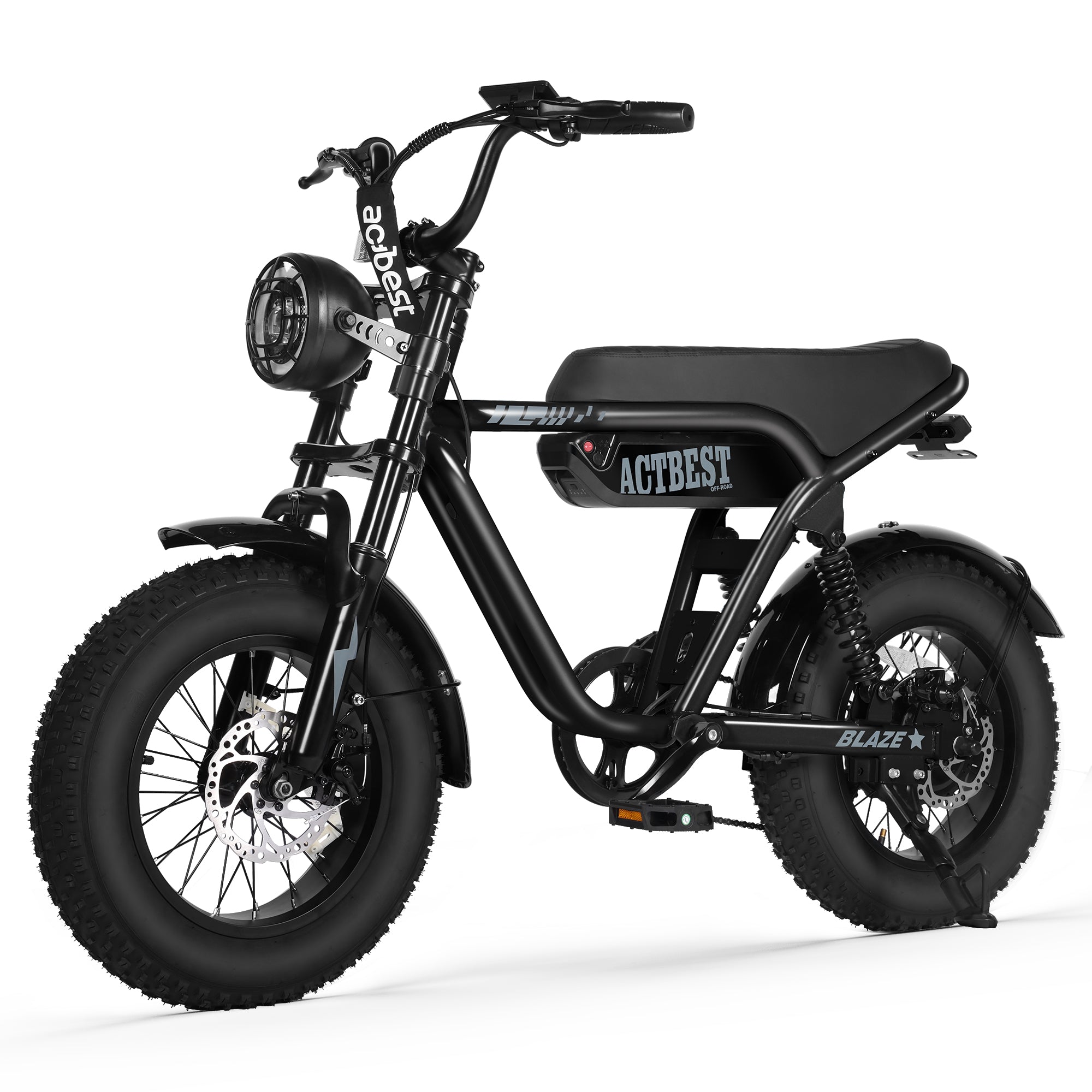 Blaze 16"x4.0" Moped-Style E-Bike