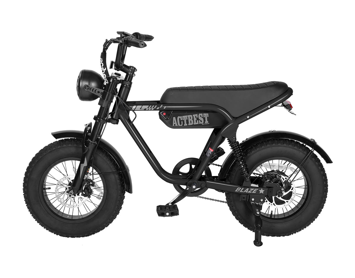Blaze 16"x4.0" Moped-Style E-Bike