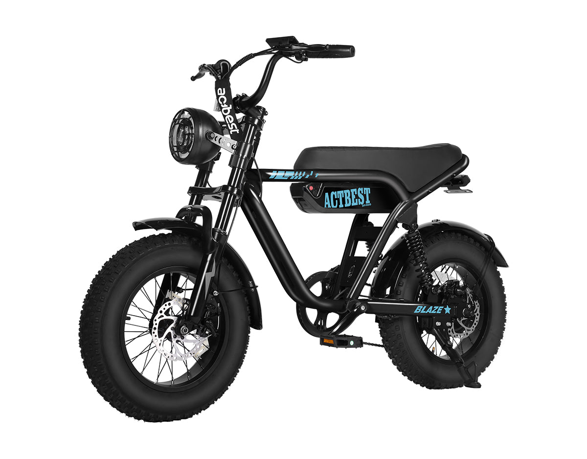 Blaze 16"x4.0" Moped-Style E-Bike