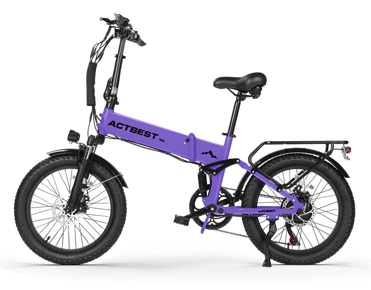 Summit Full Suspension Folding Electric Bike
