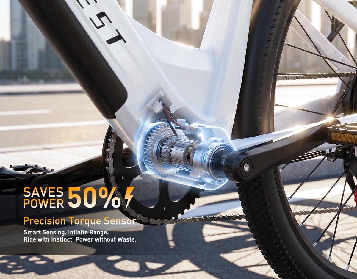 Core ST 2.0 27.5-Inch Torque Sensor City Commuter Electric Bike for Adults