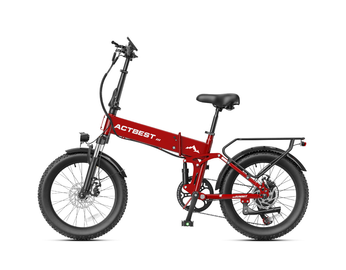 Summit Full Suspension Folding Electric Bike