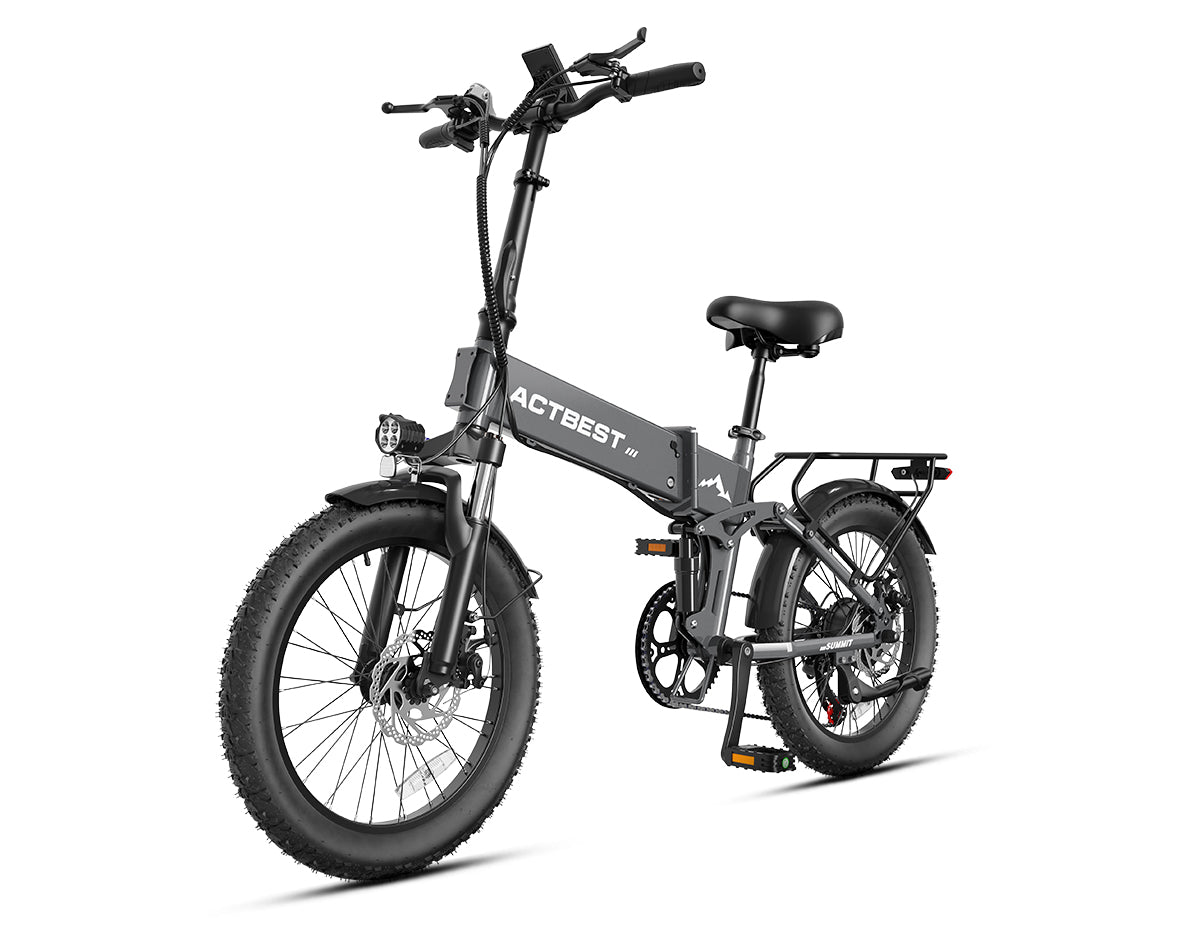 Summit Full Suspension Folding Electric Bike