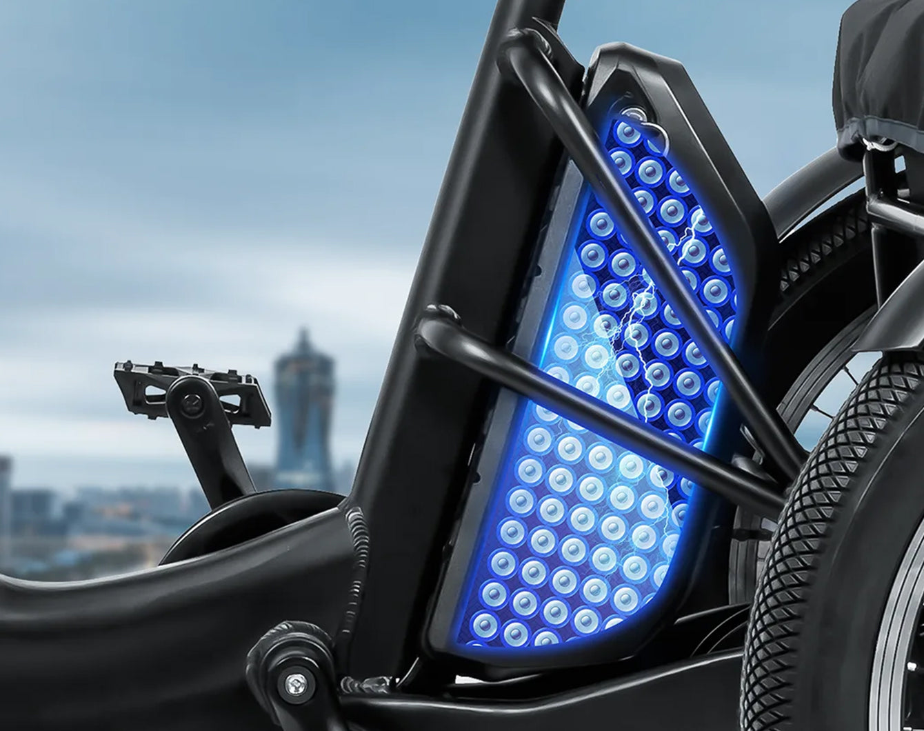 65 MILES MAX RANGE65 Miles Max RangeLong-Lasting & Removable Battery for Extended Rides