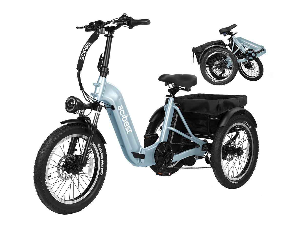 Triker Folding 3 Wheels Electric Bike