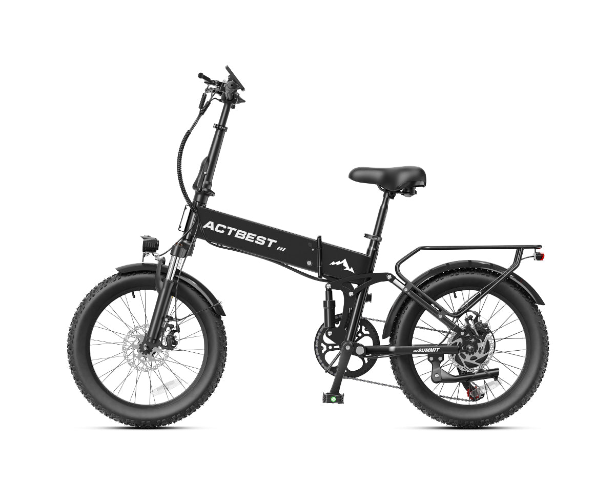 Summit Full Suspension Folding Electric Bike – actbest