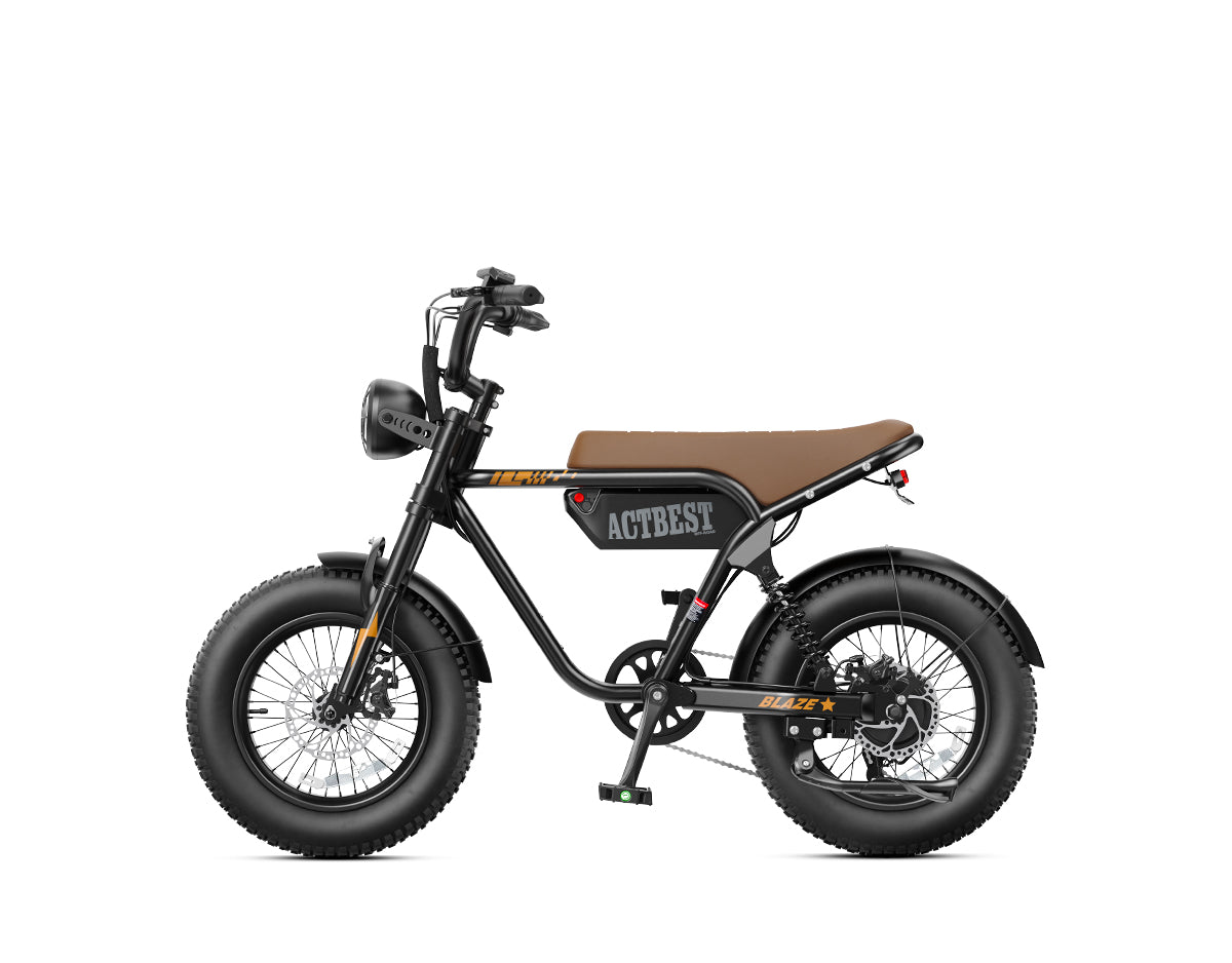 a to b electric bicycle Peak 1500W Full Suspension ACTBEST Blaze 16