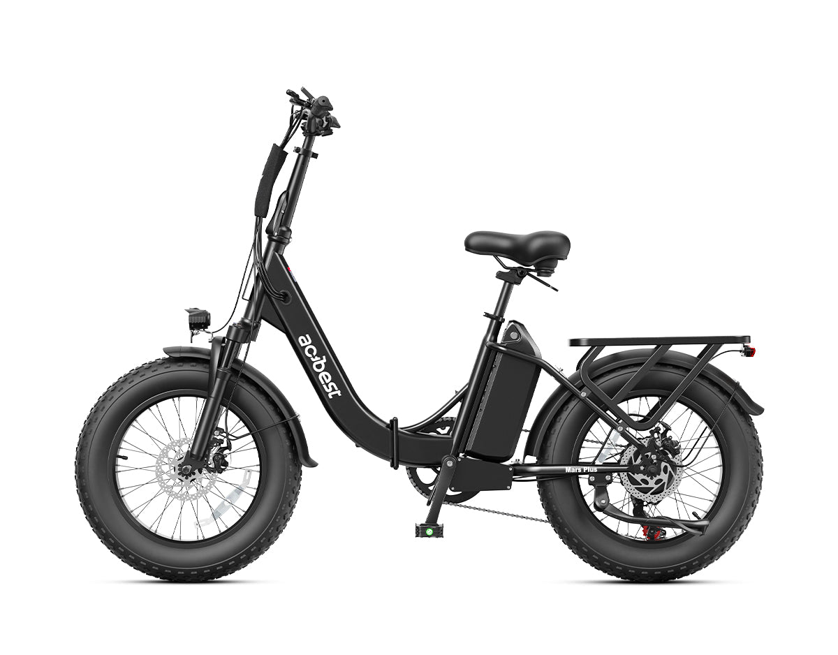 fold up electric bicycle Amyet SE1 Foldable Bike for Adults 1000W Peak Motor, 48V 15AH (720WH) Battery, 20" x3.0 Fat Tire Ebike 28mph 7 Speed Gears Commuter Electric The Hovsco Sync Max Portable mini folding electric bike Mars Plus ST Folding Utility