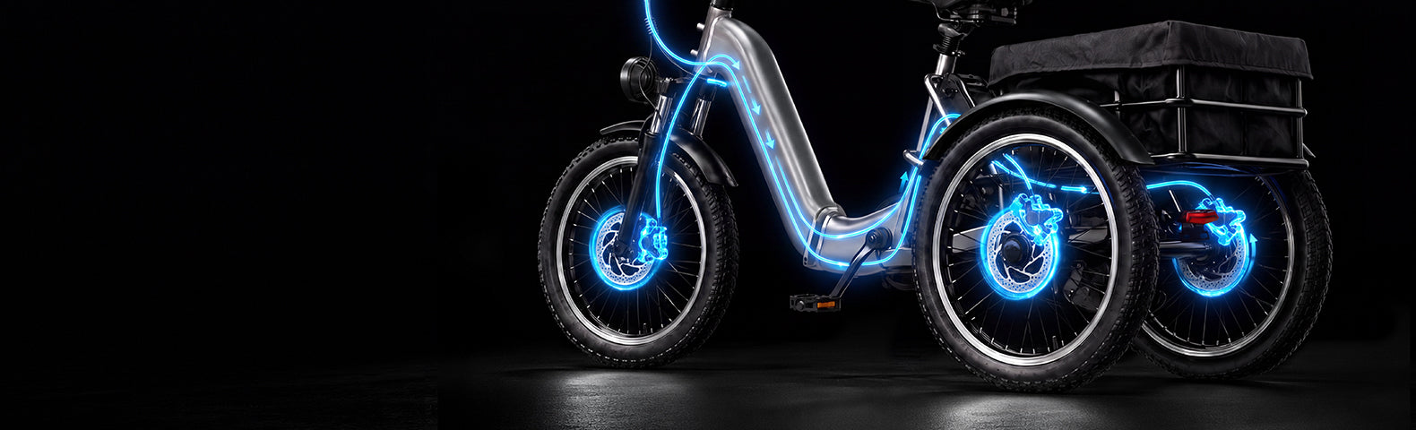 Actbest Triker plus triple hydraulic brakes feature