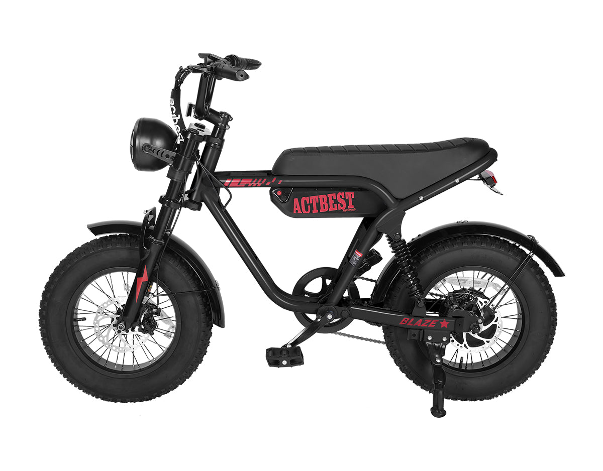 Blaze 16"x4.0" Moped-Style E-Bike