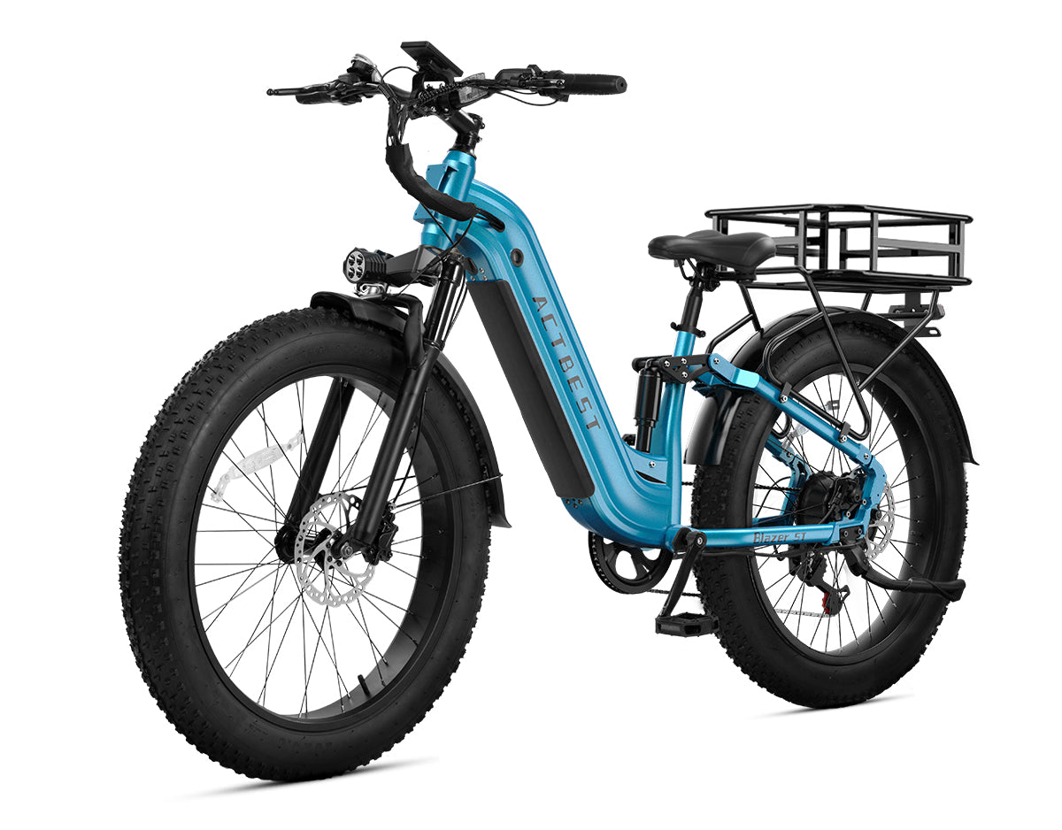 Blazer ST Ultra Full Suspension Hydraulic Brakes Electric Mountain Bike