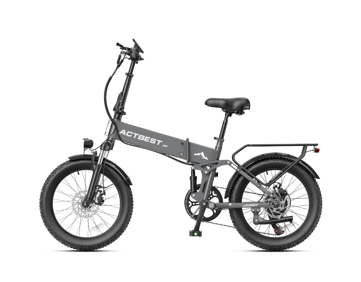 Summit Full Suspension Folding Electric Bike