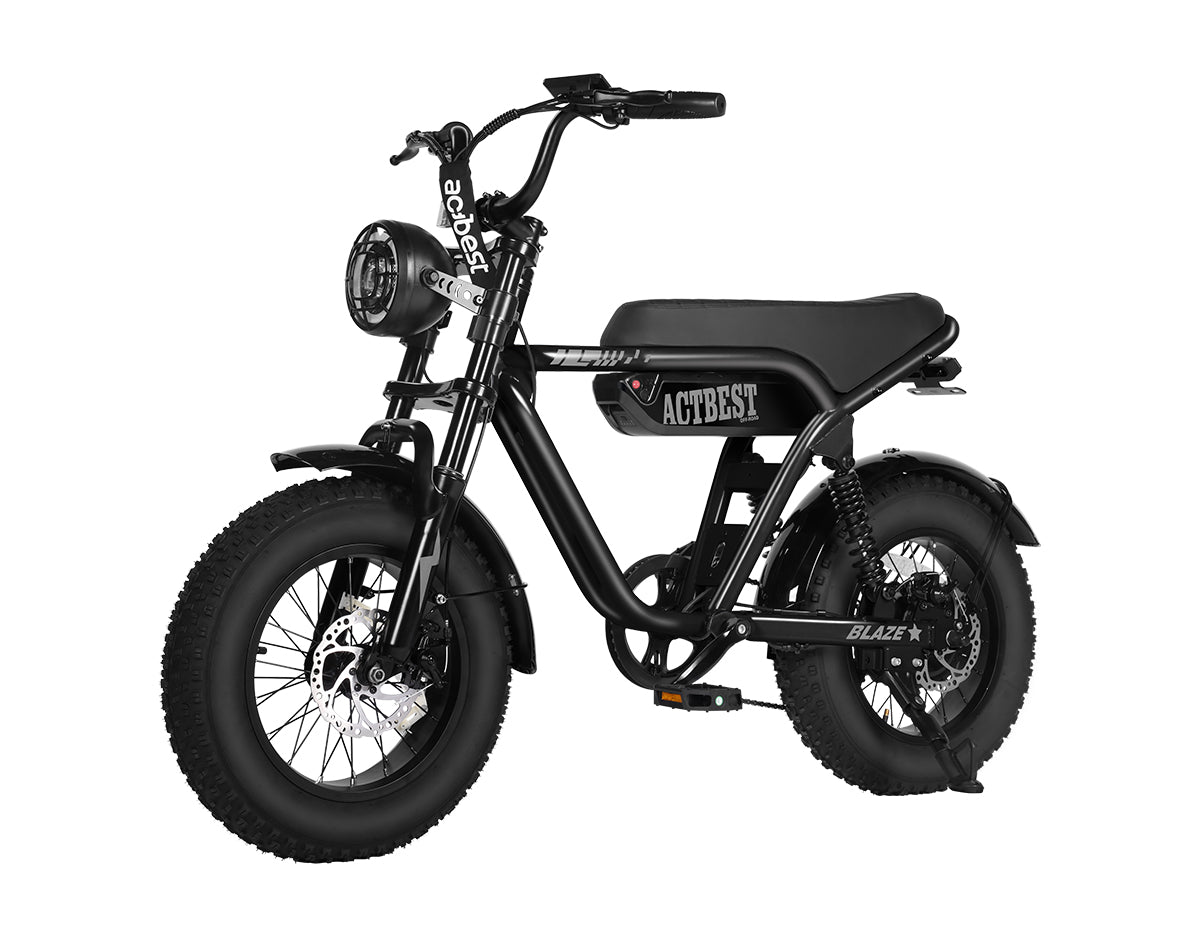 Blaze 16"x4.0" Moped-Style E-Bike