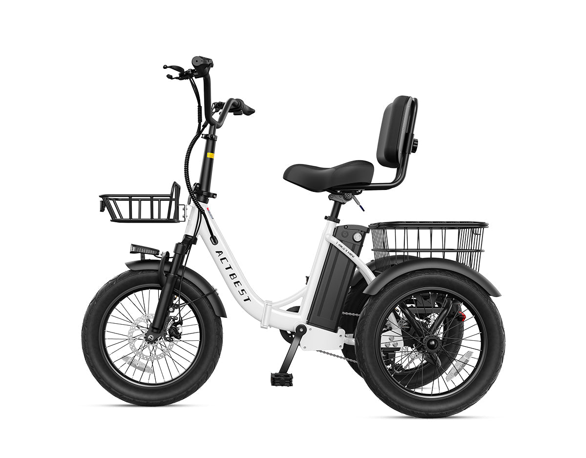 Triker Folding 3 Wheels Electric Bike - Image 1
