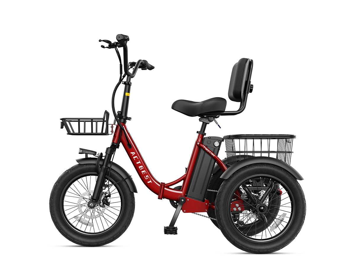 Triker Folding 3 Wheels Electric Bike - Image 15