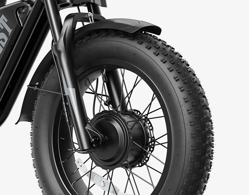 All-Terrain Grip: 20x4" Fat Tires