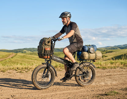 Summit Plus Full Suspension Folding Fat Tire Electric Bike