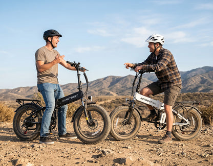 Summit Plus Full Suspension Folding Fat Tire Electric Bike