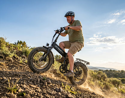 Summit Plus Full Suspension Folding Fat Tire Electric Bike
