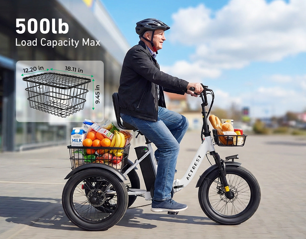 Triker Folding 3 Wheels Electric Bike