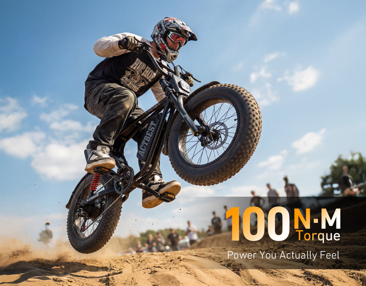 Striker Plus 20"x4.0" 37MPH Moped-Style E-Bike