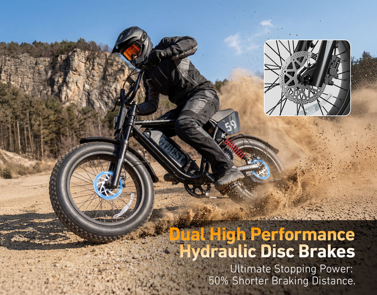 Striker Plus 20"x4.0" 37MPH Moped-Style E-Bike