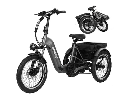 Triker Folding 3 Wheels Electric Bike
