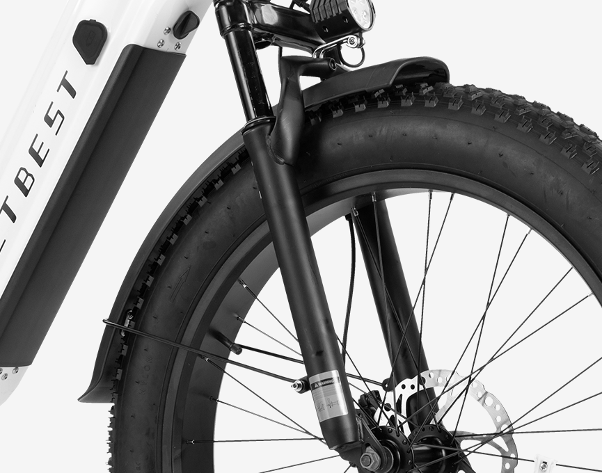 Adjustable front fork suspension