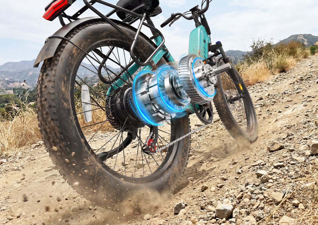 1800W Peak MotorPower for City Streets and Daily Climbs