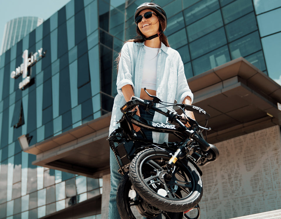 CityRun Folding Electric Bike for Adults