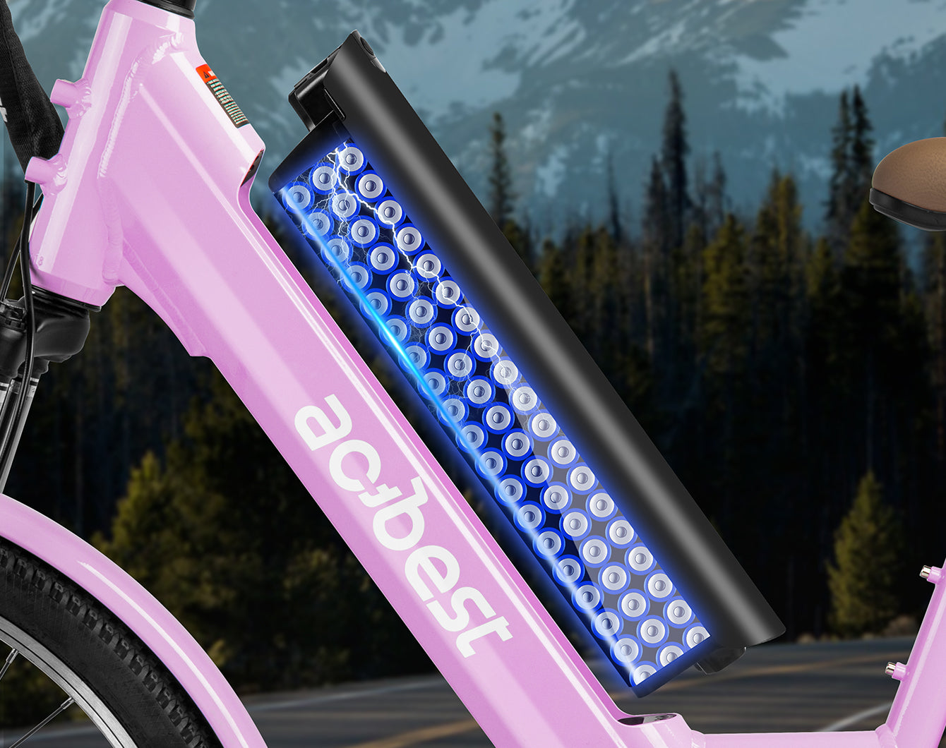 UL-Certified 36V 13AH Detachable BatteryConvenient Charging for Your eBike