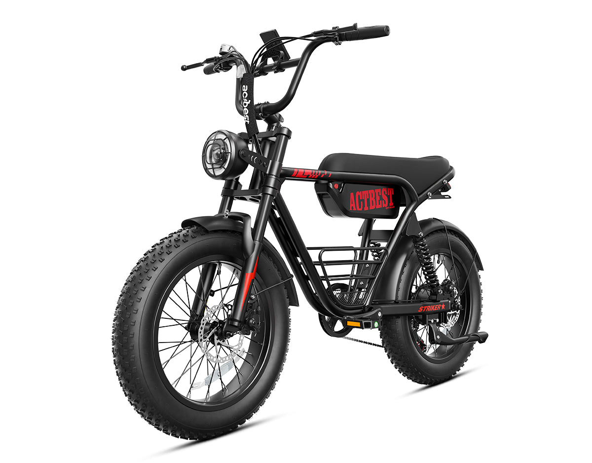 Striker 20"x4.0" 35+MPH Moped-Style E-Bike