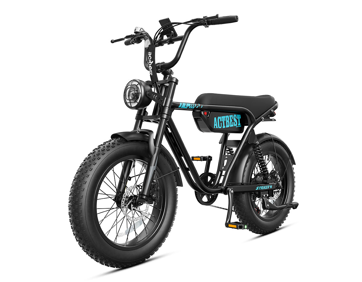 Striker 20"x4.0" 35+MPH Moped-Style E-Bike