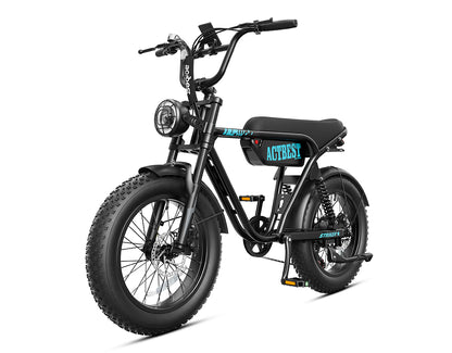 Striker 20"x4.0" 35+MPH Moped-Style E-Bike