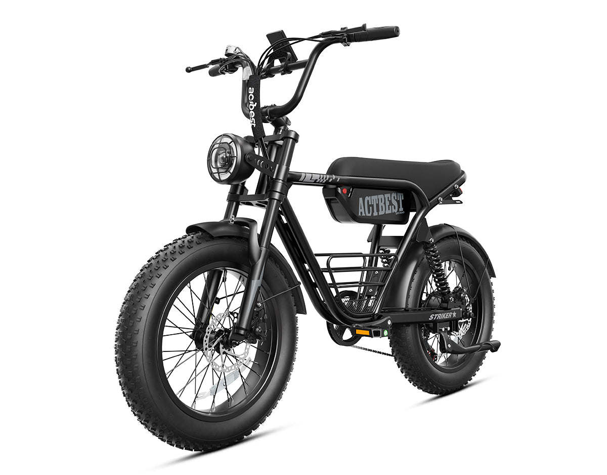 Striker 20"x4.0" 35+MPH Moped-Style E-Bike