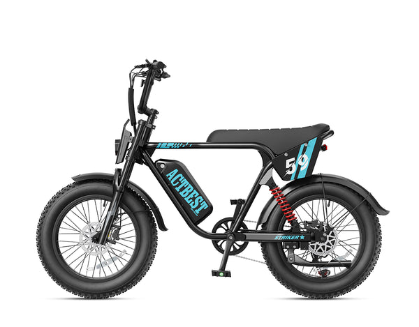 Striker Plus 20"x4.0" 38+MPH Hydraulic Brakes Moped-Style E-Bike