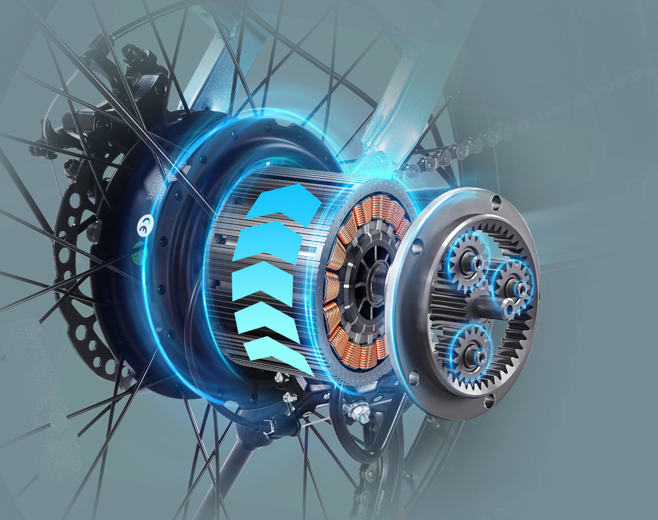 1200W(peak) Brushless Motor