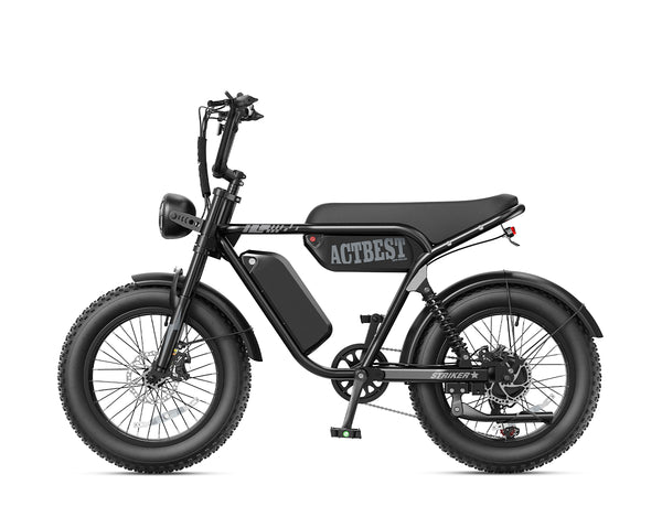 Striker Dual Battery 20"x4.0" 35+MPH Moped-Style E-Bike