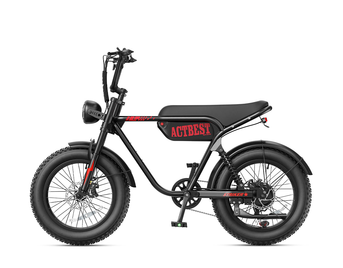 Striker 20"x4.0" 35+MPH Moped-Style E-Bike