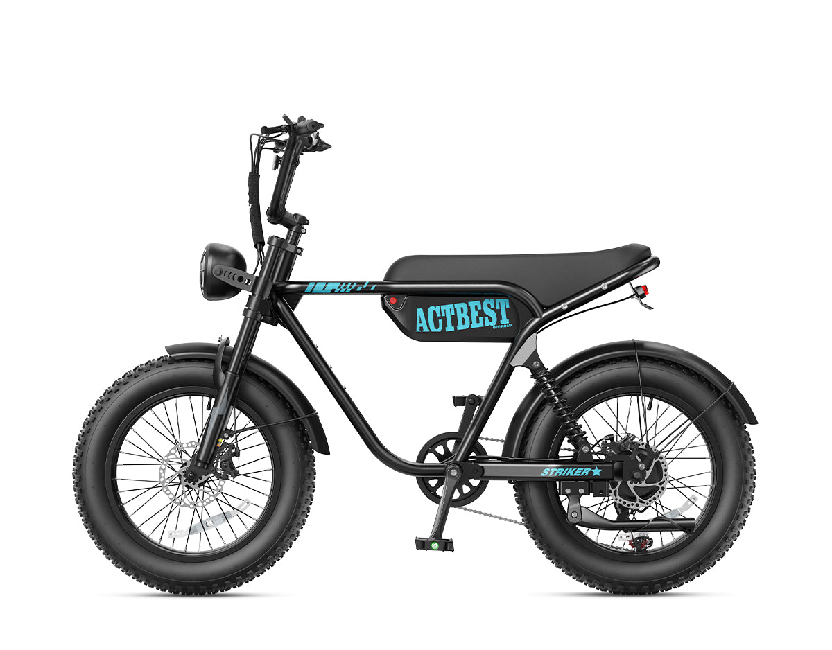 Striker 20"x4.0" 35+MPH Moped-Style E-Bike