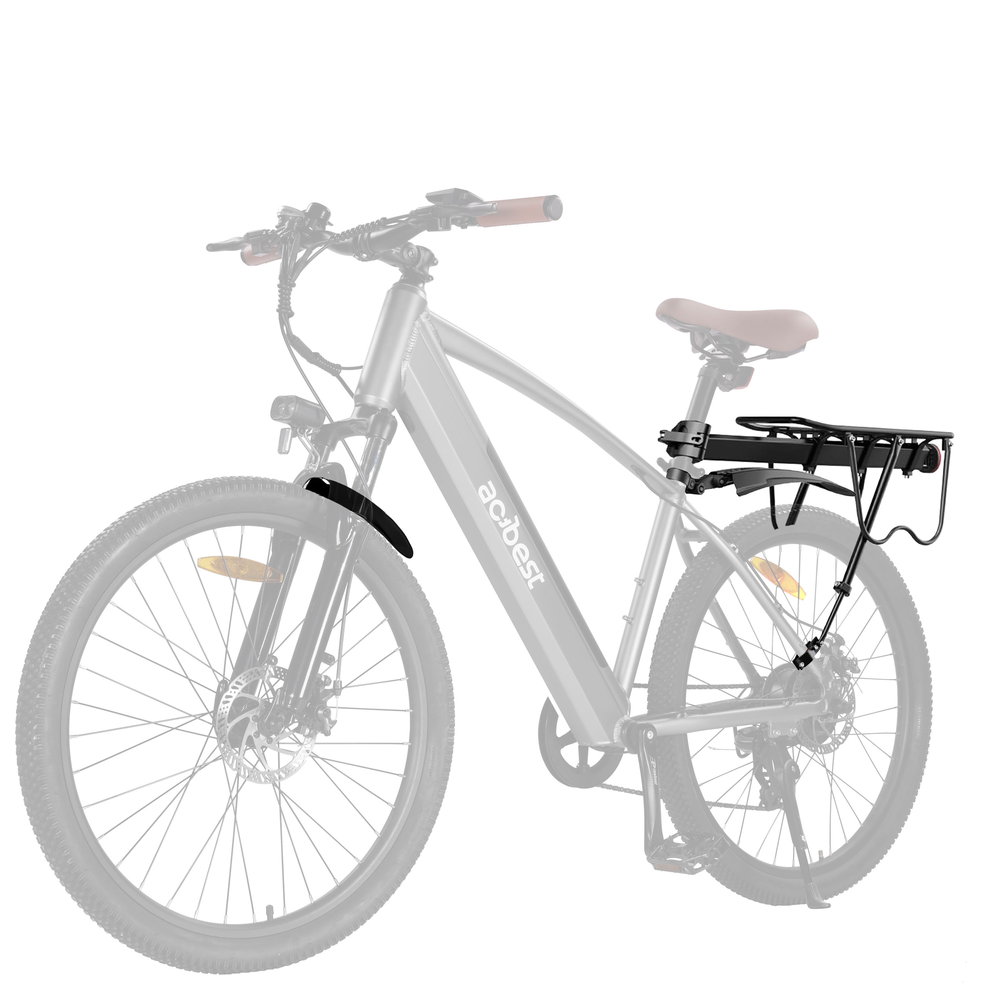 Rear rack and fenders for Actbest Core SO electric bike