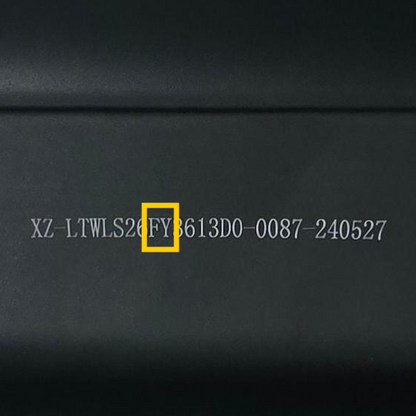 Core Spare Battery model number FY3613D0 with charge level indicator.