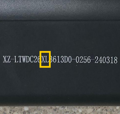 Core Spare Battery model number detail for electric bikes, 36V 13Ah.